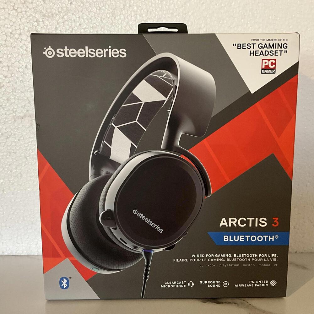 SteelSeries Arctis 3 (2019) Bluetooth Gaming Headset - Black